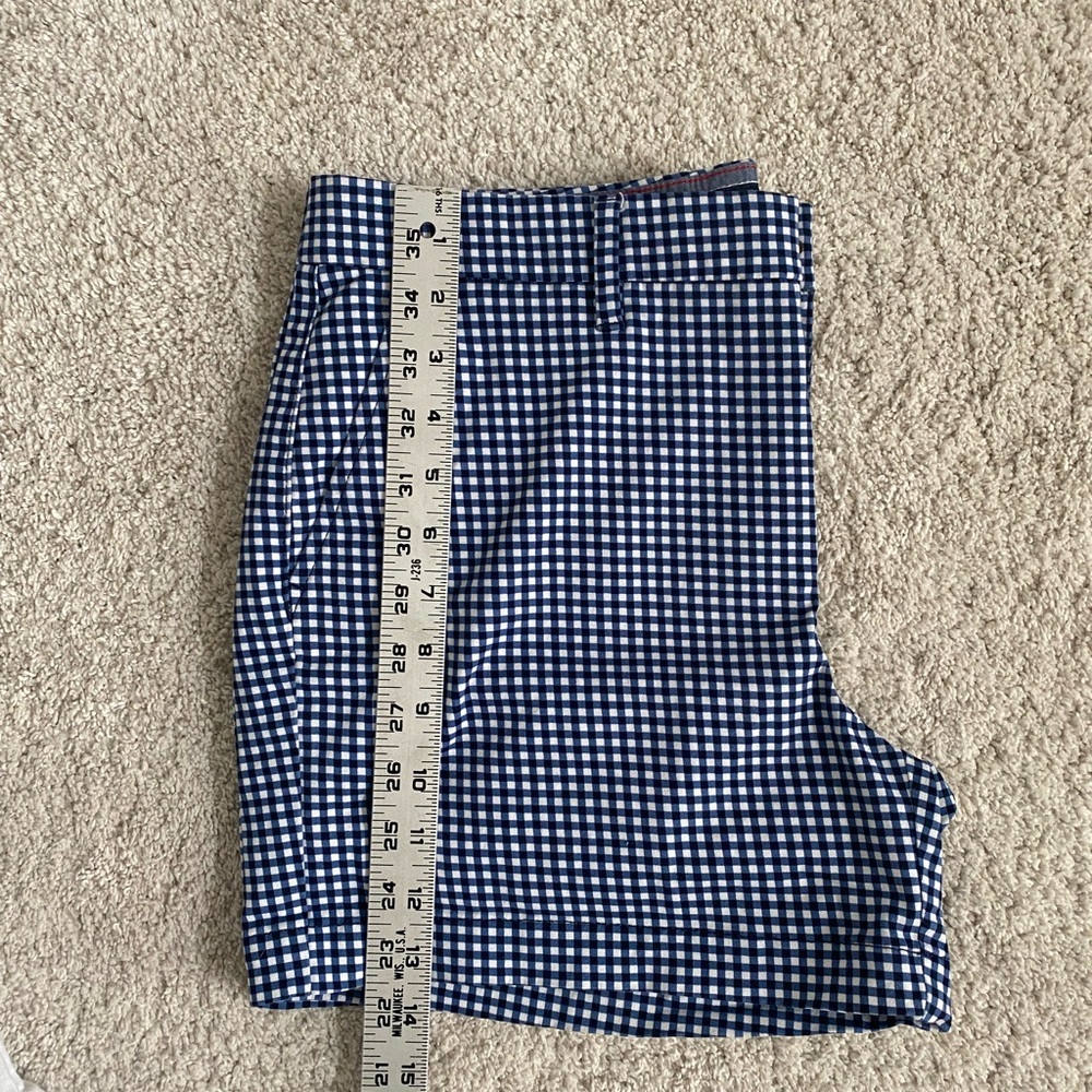 Bundle Tommy Hilfiger White, Denim & Navy Gingham Women’s Shorts Size 10 - Picture 11 of 11
